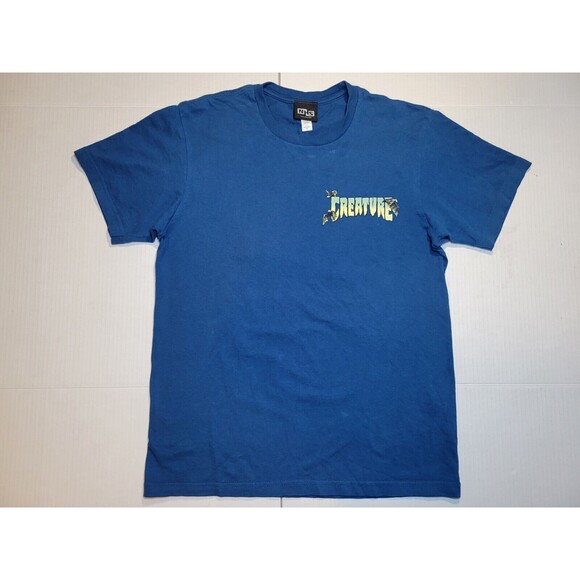 CREATURE Skateboards NHS Vintage 90s Y2K Horror Skull Bats Skeleton Mens S Retro - Picture 3 of 7